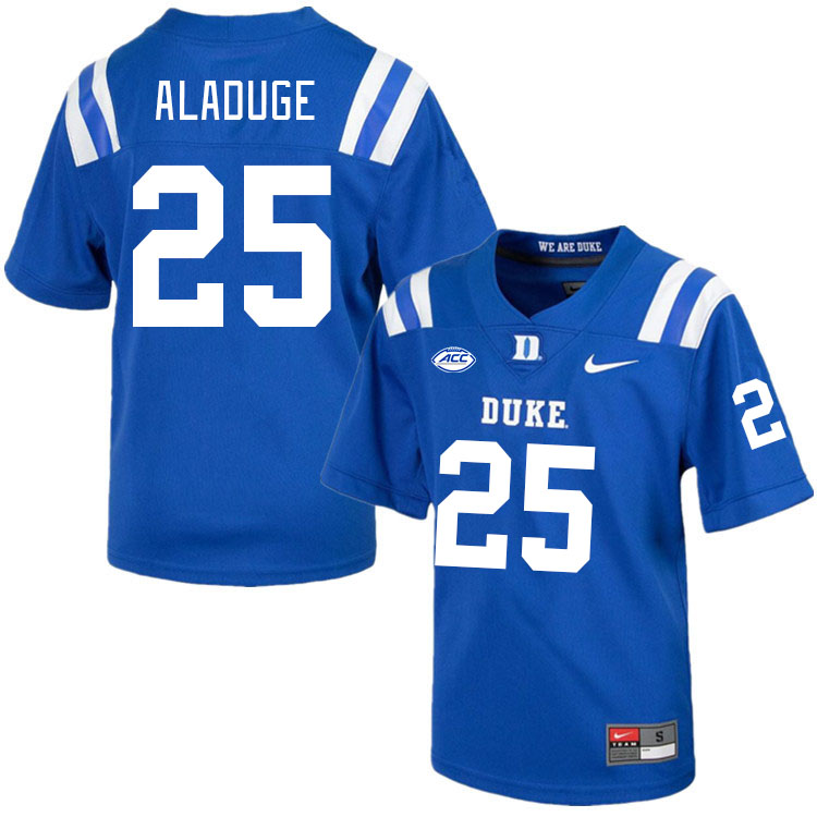 Duke Blue Devils #25 Desmond Aladuge College Football Jerseys Stitched-Royal